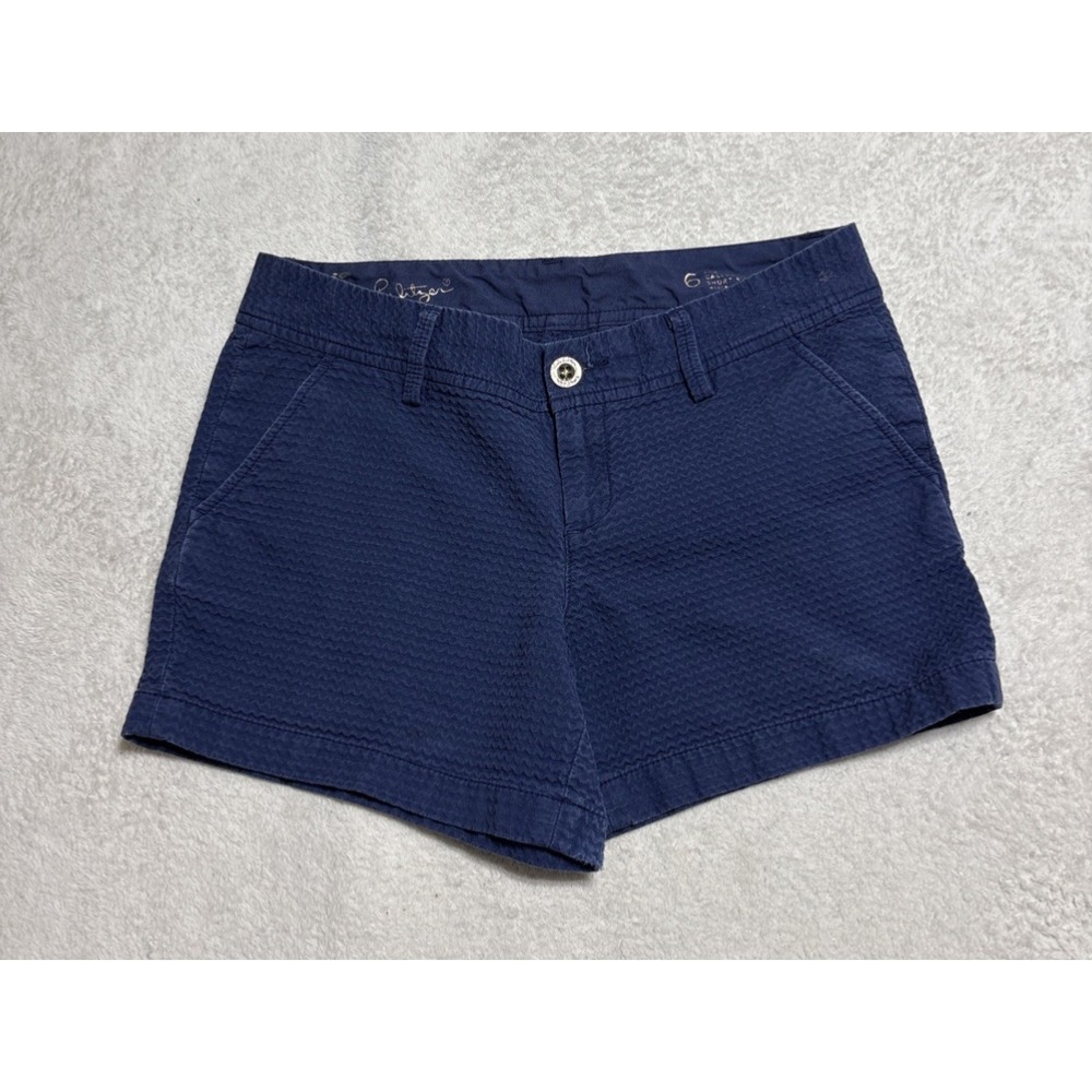 Lilly Pulitzer Callahan Shorts Women's Size 6 Short Inseam Blue
